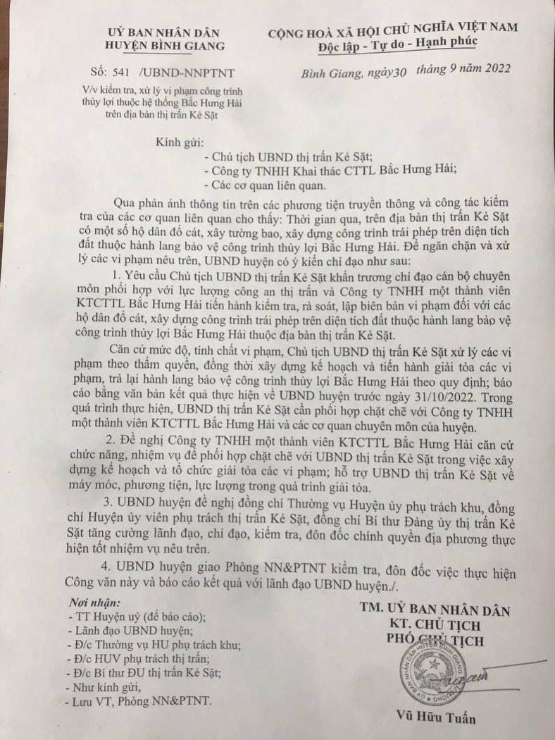 Nhiều báo cáo, văn bản rà soát nhưng những công trình vẫn tồn tại theo năm tháng