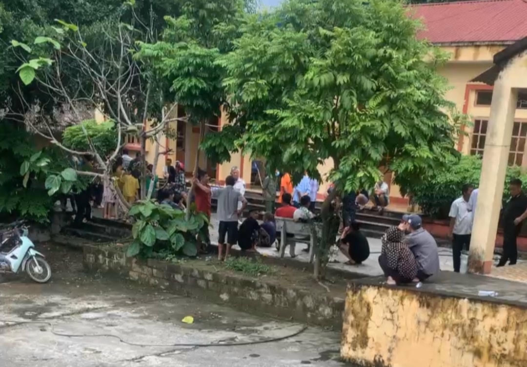 Hiện trường nơi xảy ra vụ việc đau lòng.