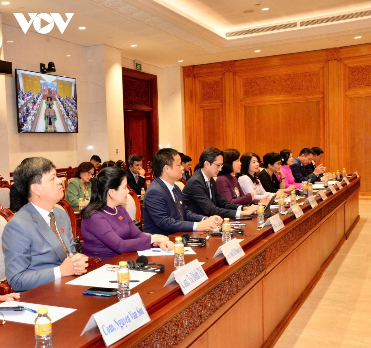 chủ tịch quốc hội trần thanh mẫn hội đàm với chủ tịch quốc hội lào saysomphone phomvihane hình ảnh 8 chu tich quoc hoi tran thanh man hoi dam voi chu tich quoc hoi lao saysomphone phomvihane hinh anh 8