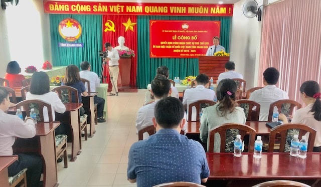 Quang cảnh tại buổi lễ.