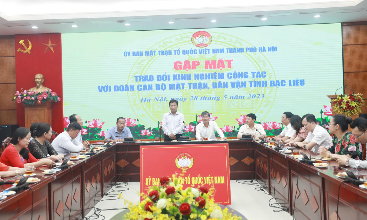 Quang cảnh buổi gặp mặt.