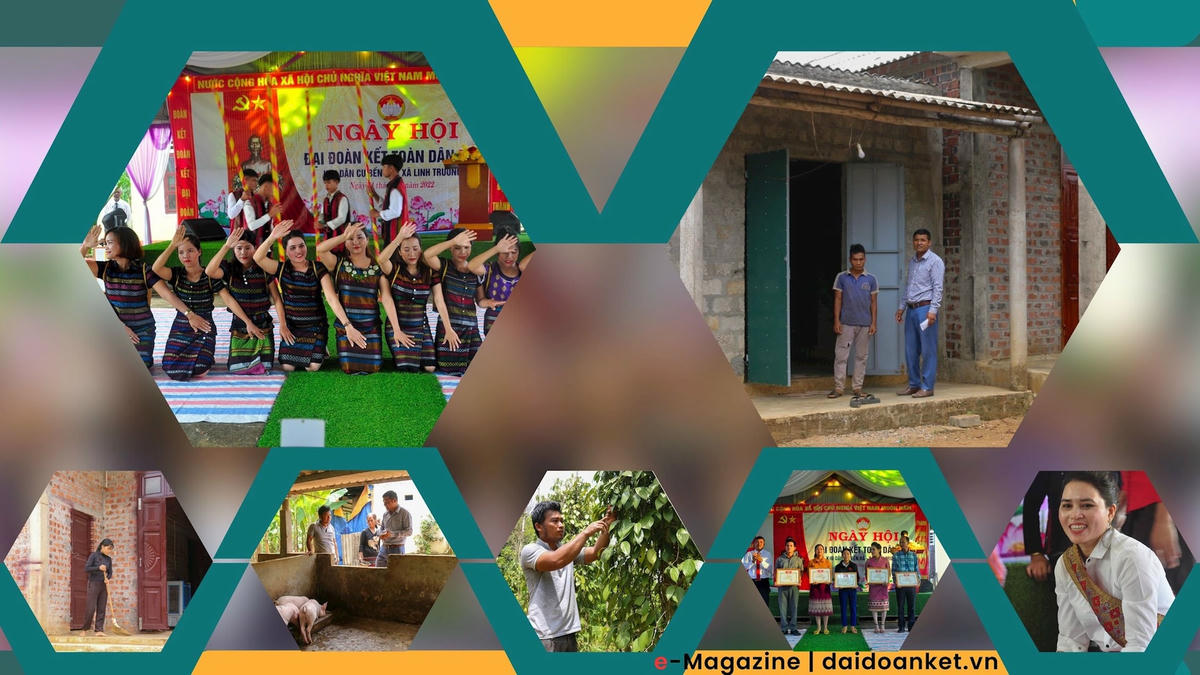 Đời sống người dân xã Linh Trường ngày càng được nâng cao.