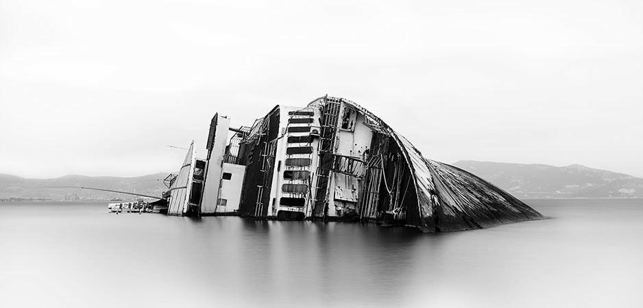 Phà chở khách MS Estonia ngoài khơi đảo Uto, Phần Lan. Ảnh: Fairobserver.