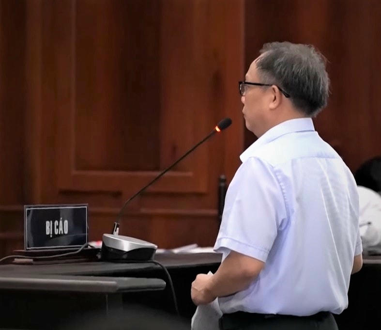 Cựu Phó Bí thư Thường trực Thành ủy TP HCM tại tòa phúc thẩm.