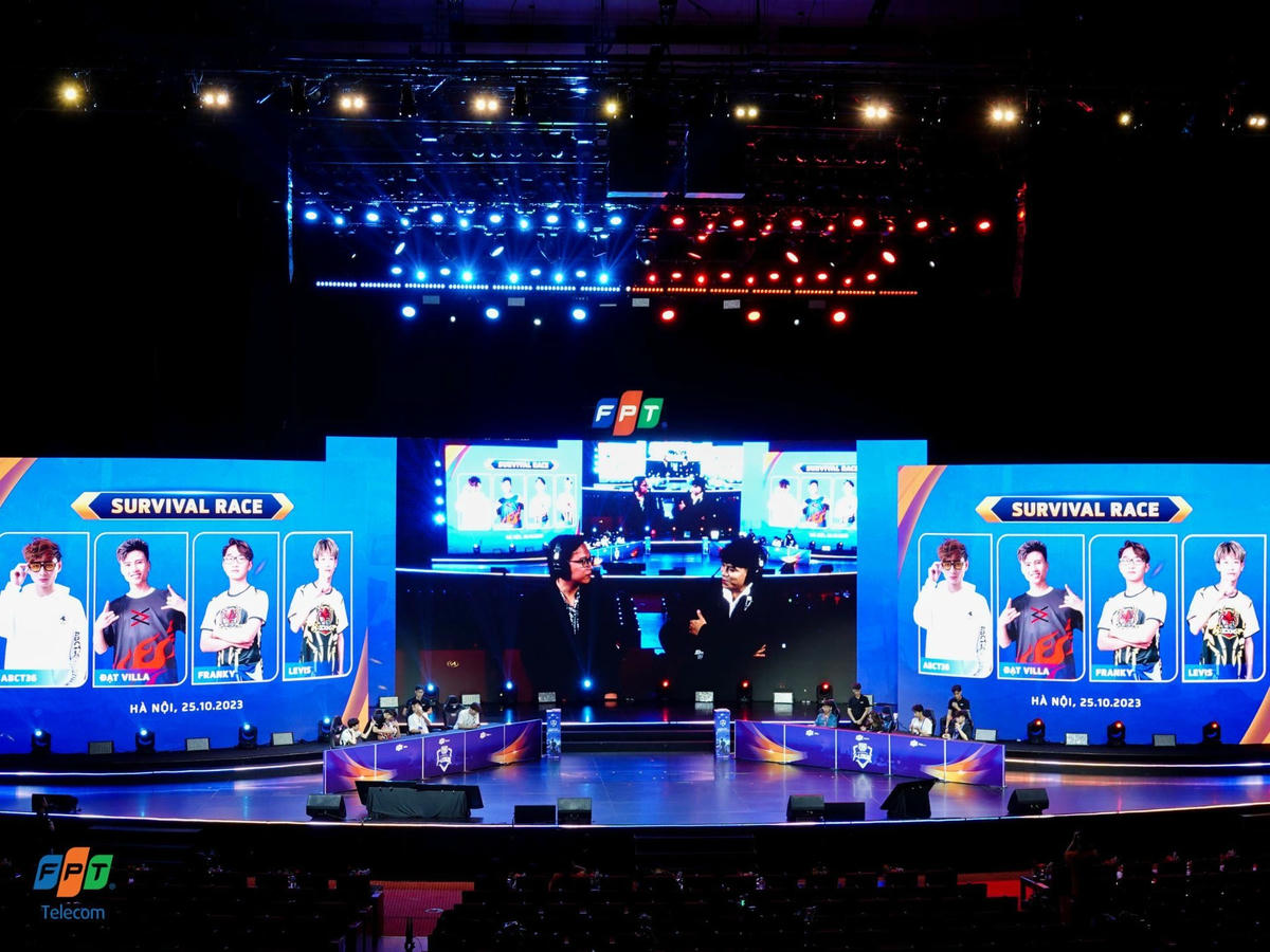 Giải PUBG Mobile F-League do FPT Telecom tổ chức tại Techday 2023.