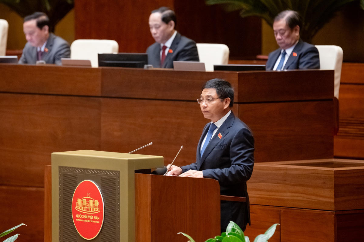 Z72_0173- Bộ trưởng Bộ Tài chính Nguyễn Văn Thắng