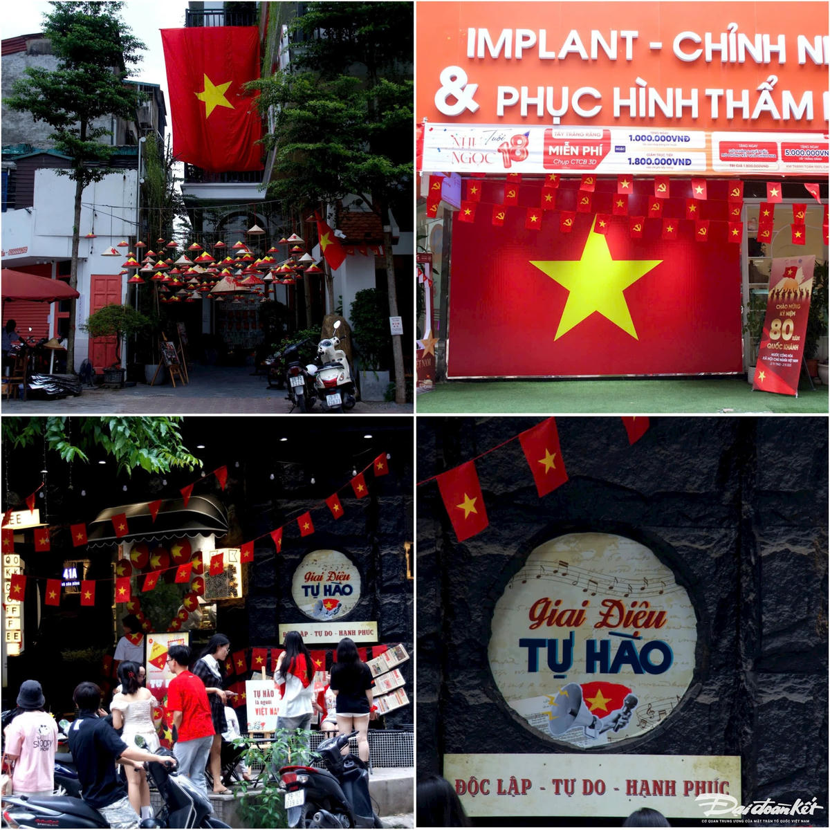 Nhiều hàng quán cũng đã tạo ra những góc checkin hấp dẫn người dân đặc biệt là các bạn trẻ. Ảnh: Phạm Sỹ.