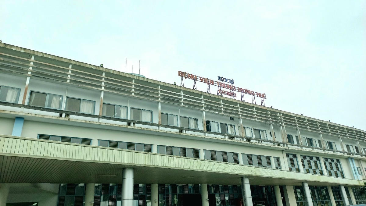 Tài xế H. đang được theo dõi, điều trị tại Bệnh viện Trung ương Huế cơ sở 2.