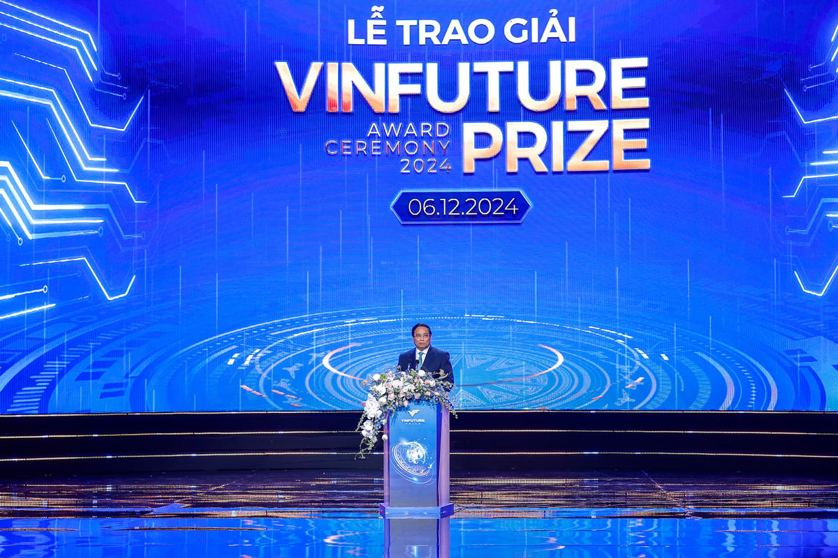 Phát biểu của Thủ tướng Phạm Minh Chính tại lễ trao giải thưởng VinFuture 2024- Ảnh 2. Phát biểu của Thủ tướng Phạm Minh Chính tại lễ trao giải thưởng VinFuture 2024- Ảnh 2.