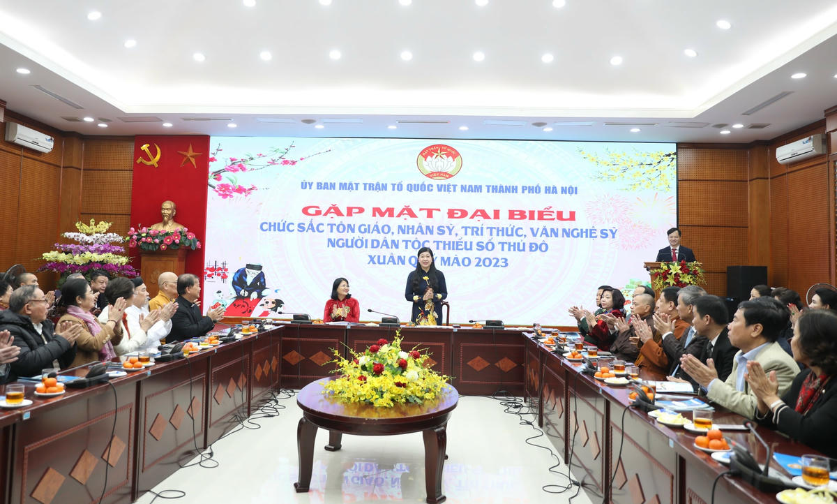 Quang cảnh buổi gặp mặt. 