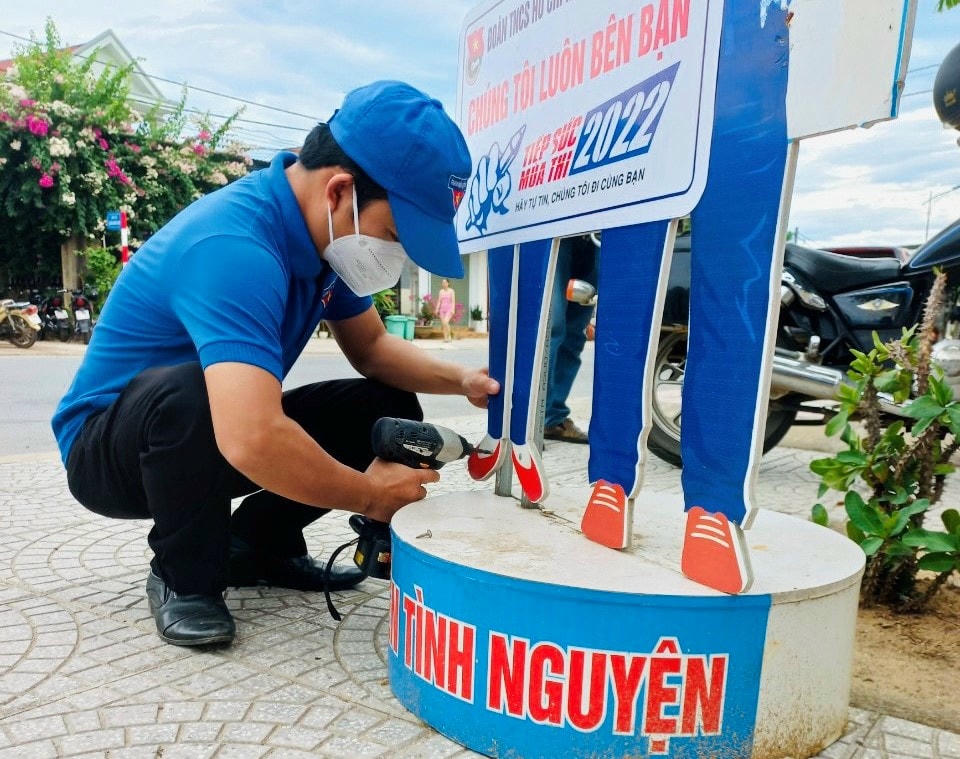 Để chương trình “Tiếp sức mùa thi” năm 2022 diễn ra hiệu quả, công tác chuẩn bị đã được tiến hành từ nhiều ngày trước.