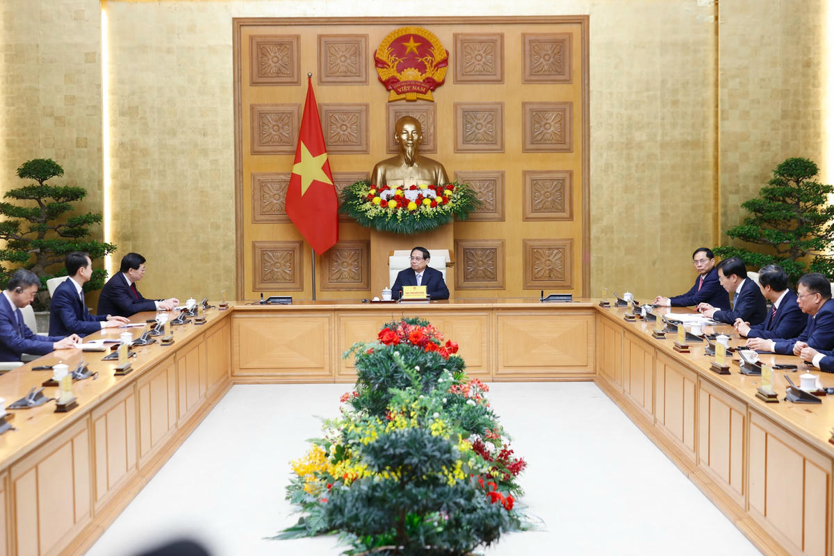 Thủ tướng Phạm Minh Chính tiếp Bí thư Đảng ủy Đại học Thanh Hoa (Trung Quốc)- Ảnh 2. Thủ tướng Phạm Minh Chính tiếp Bí thư Đảng ủy Đại học Thanh Hoa (Trung Quốc)- Ảnh 2.