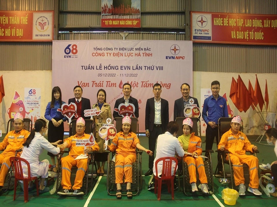 Chương trình hiến máu nhân đạo cũng là một trong những hoạt động trọng điểm của