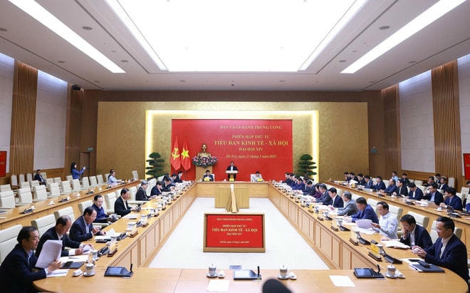 Thủ tướng Phạm Minh Chính chủ trì Phiên họp lần thứ tư của Tiểu Ban Kinh tế-xã hội. (Ảnh: Dương Giang/TTXVN) thu-tuong-chu-tri-phien-hop-lan-thu-tu-cua-tieu-ban-kinh-te-xa-hoi-1303-3.jpg