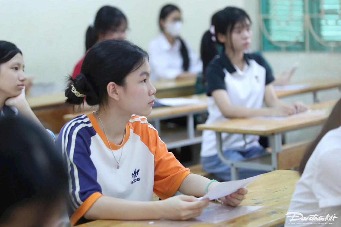 Mỗi phòng thi có 24 thí sinh dự thi.