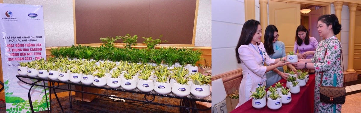 Tại sự kiện, Vinamilk đã gửi tặng những người tham dự cây xanh nhằm lan tỏa tình yêu thiên nhiên và bảo vệ môi trường tới cộng đồng.