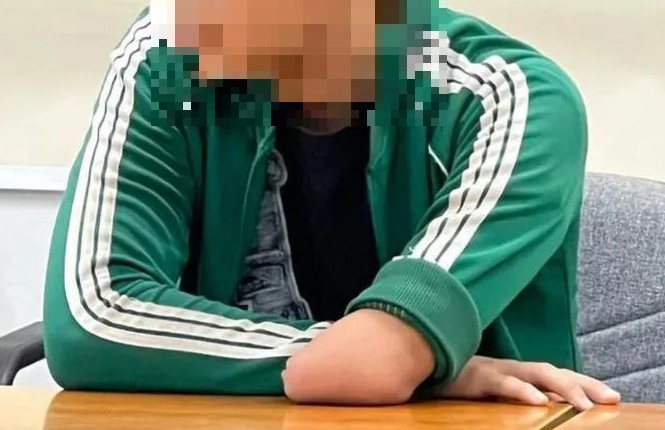 Một trong số các đối tượng tại cơ quan Công an.