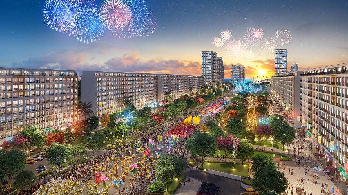 Sun Grand Boulevard - dự án mở màn hành trình làm đẹp xứ Thanh của Sun Property. Ảnh phối cảnh minh họa.