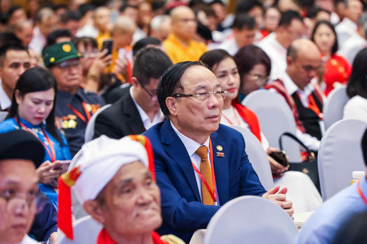 Các đại biểu tham dự chương trình gặp mặt. Ảnh