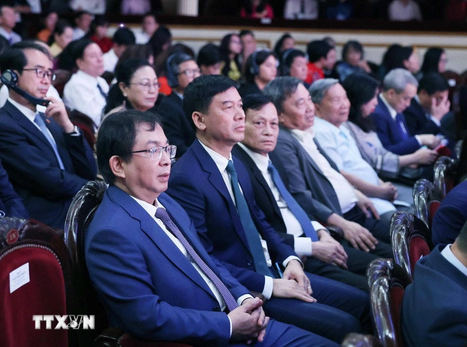 Các đại biểu dự Lễ kỷ niệm. (Ảnh: Thống Nhất/TTXVN)