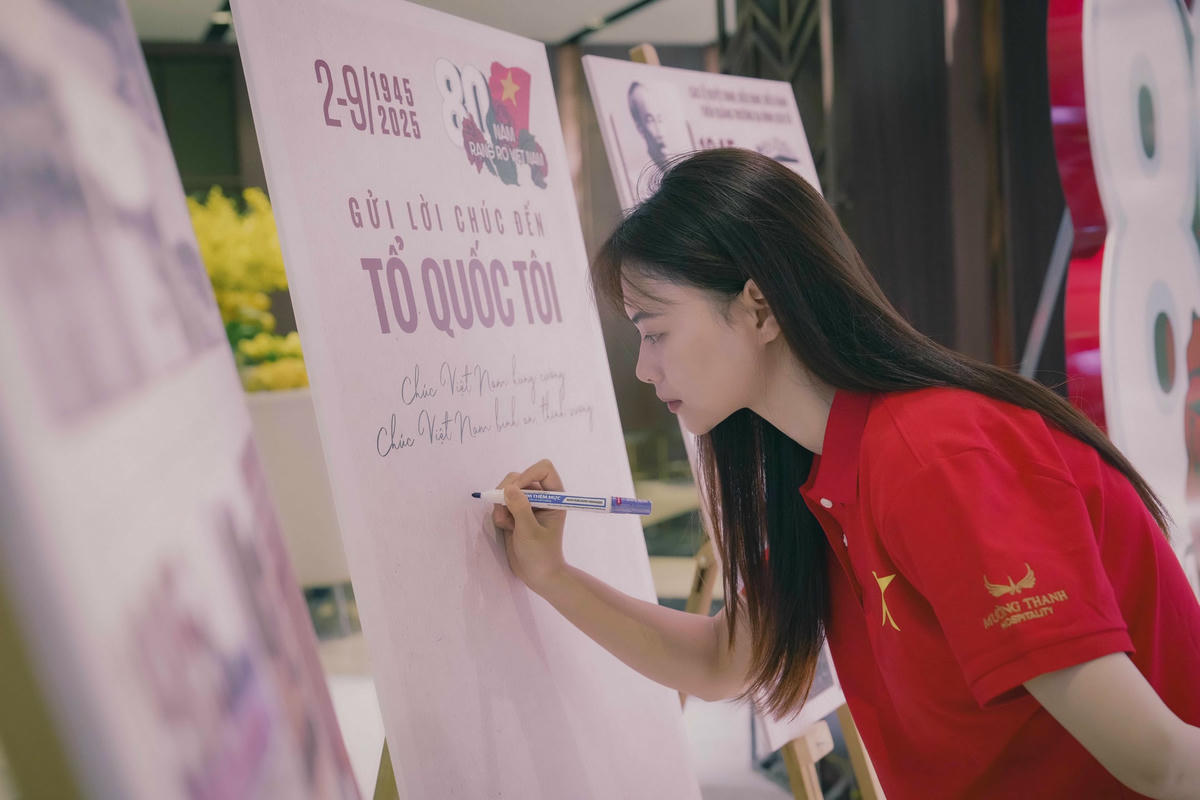 Viết lời chúc gửi tới Tổ quốc tôi