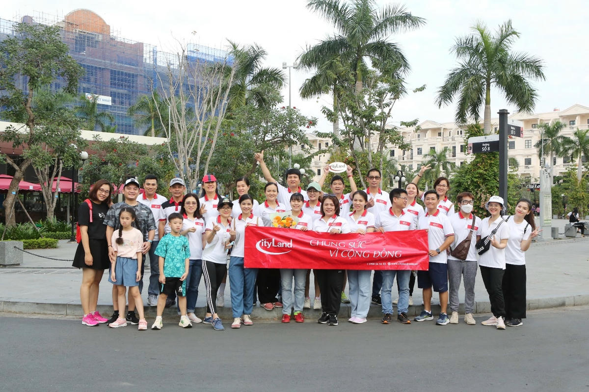 CBNV CityLand Group hào hứng tại sự kiện.