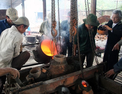 Nghề đúc đồng ở Tống Xá (Ý Yên).