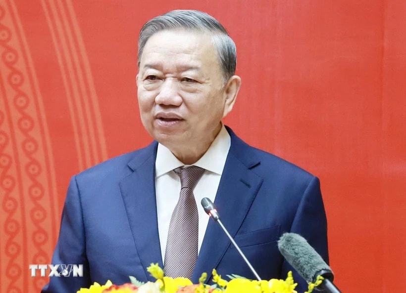 Tổng Bí thư Tô Lâm. (Ảnh: Thống Nhất/TTXVN)