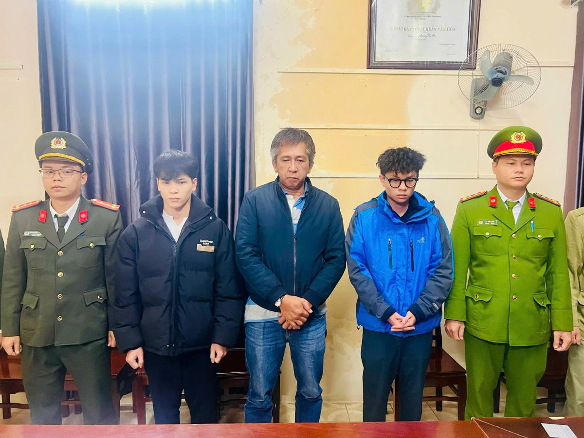 ba đối tượng tại cơ quan điều tra