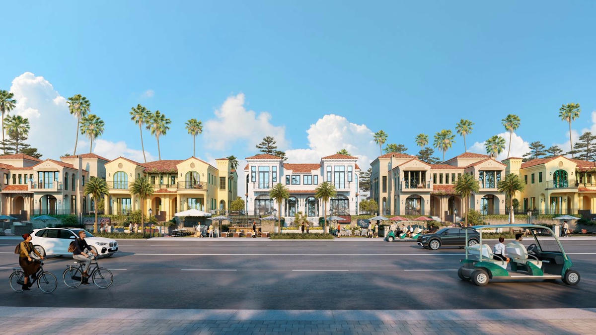 Shop Villa Golf có vị trí hoàn hảo khi nằm trên trục đường huyết mạch của NovaWorld Phan Thiet.