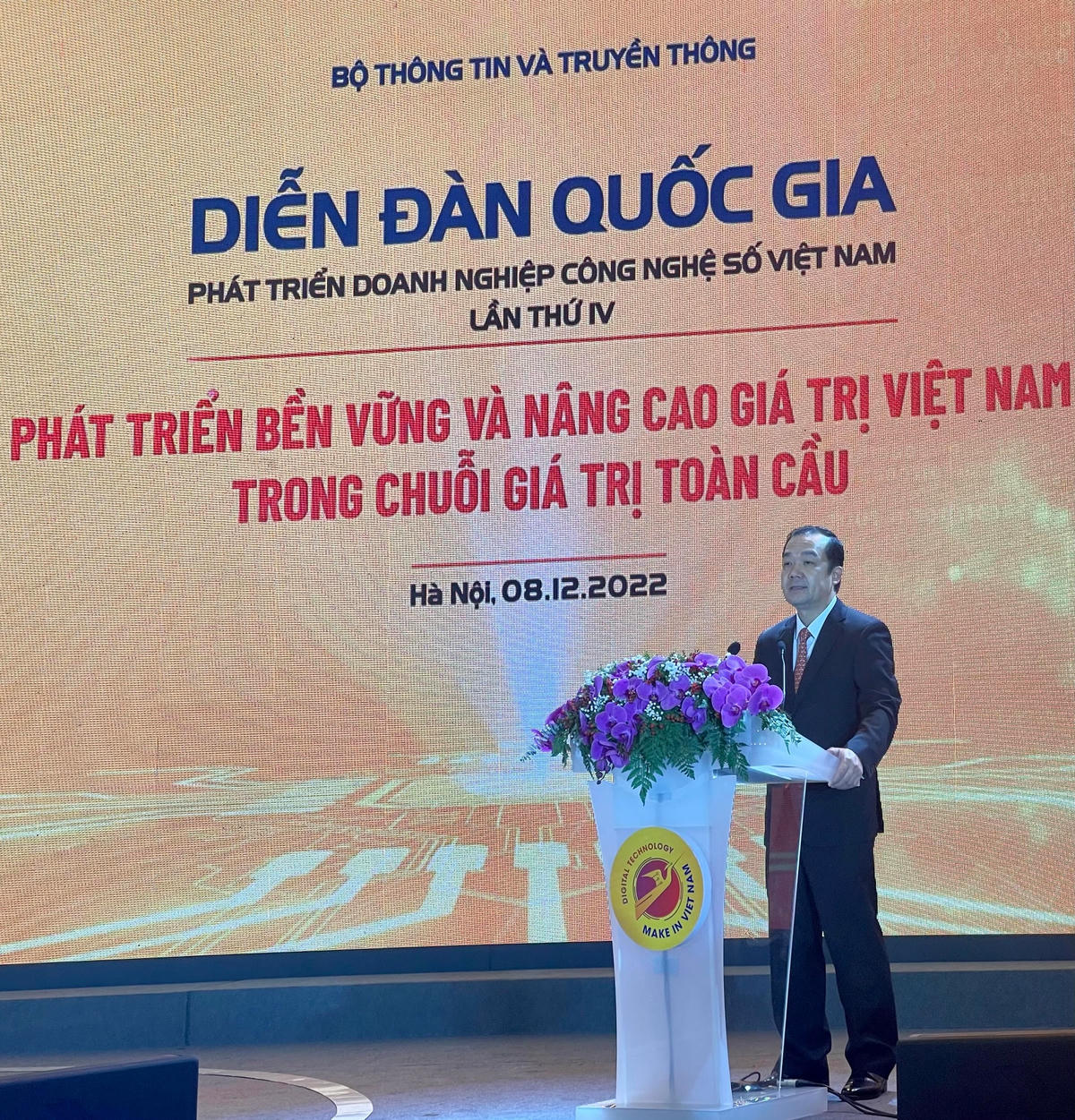 Thứ trưởng Bộ Thông tin và Truyền thông Phạm Đức Long phát biểu khai mạc