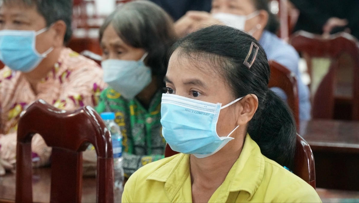 Các hộ dân được nhận hỗ trợ trong chương trình đều là hộ nghèo, cận nghèo khó khăn của tỉnh Vĩnh Long.