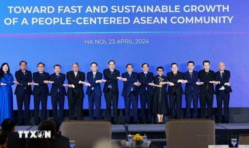 Thủ tướng Phạm Minh Chính dự Diễn đàn Tương lai ASEAN 2024. (Ảnh: Dương Giang/TTXVN)