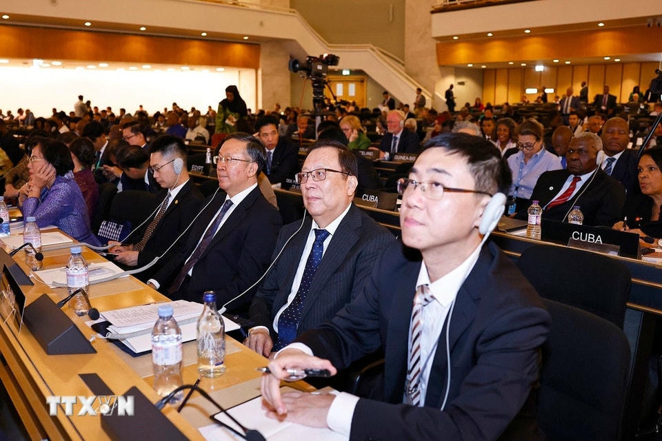 Đại biểu dự Phiên thảo luận chung. (Ảnh: Doãn Tấn/TTXVN)