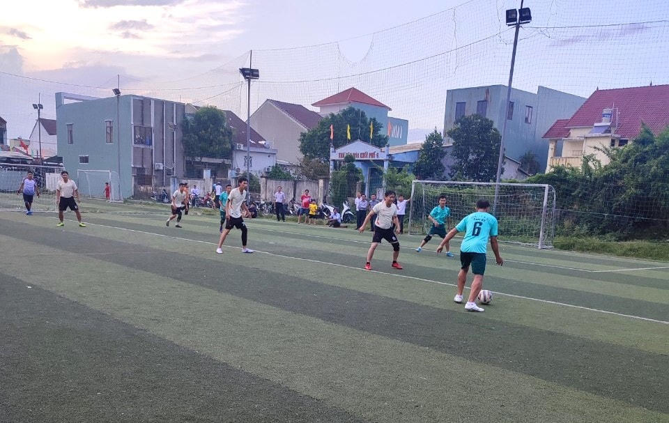 Các vận động viên tranh tài tại giải thi đấu.