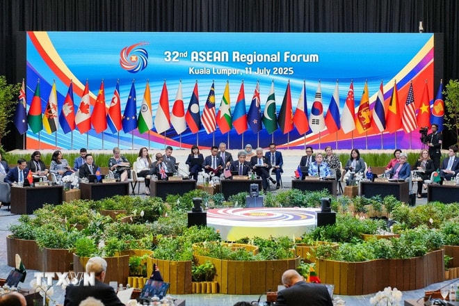 Diễn đàn Khu vực ASEAN (ARF) lần thứ 32. (Ảnh: TTXVN phát) ttxvn-dien-dan-khu-vuc-asean-keu-goi-giai-tru-vu-khi-hat-nhan-hoan-toan.jpg