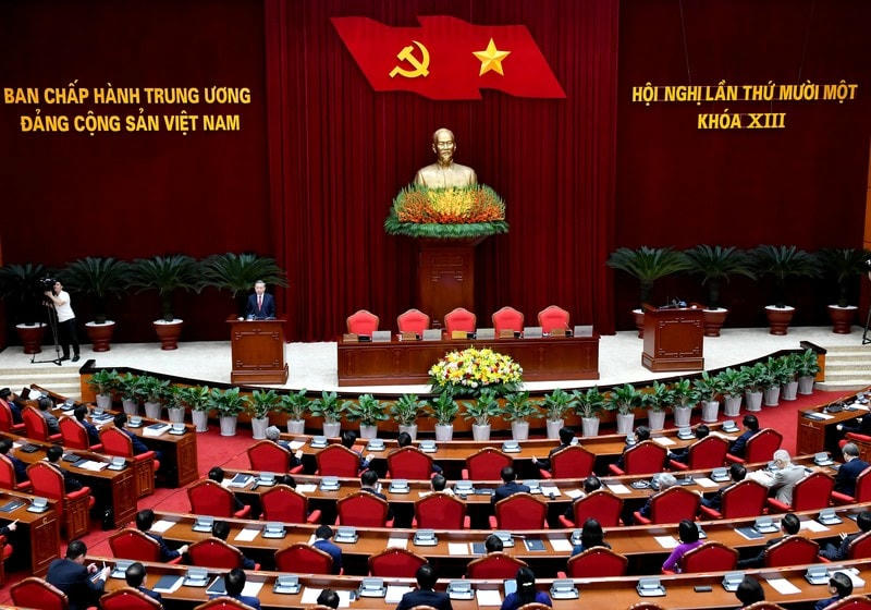 Hội nghị Trung ương 11 khóa XIII đã quyết nghị nhiều nội dung có ý nghĩa chiến lược đối với sự phát triển của đất nước. (Ảnh: Đăng Khoa)