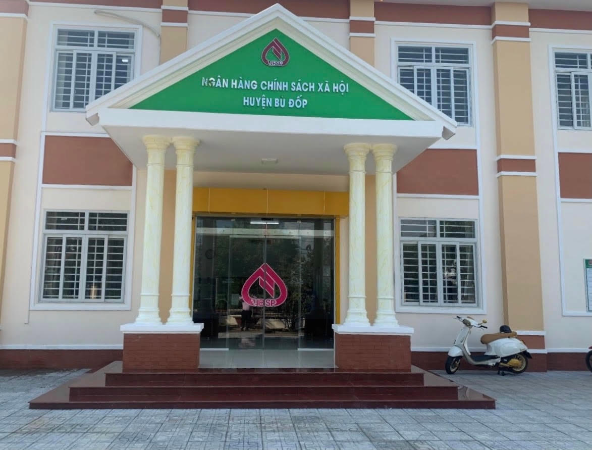 Ngân hàng Chính sách huyện Bù Đốp. Ảnh: budop.binhphuoc.gov.vn