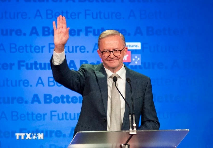 Thủ tướng Australia Anthony Albanese. (Ảnh: THX/TTXVN)