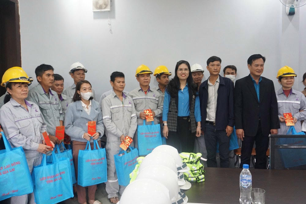 LĐLĐ tỉnh Gia Lai thường xuyên quan tâm, chăm lo cho đoàn viên, người lao động.