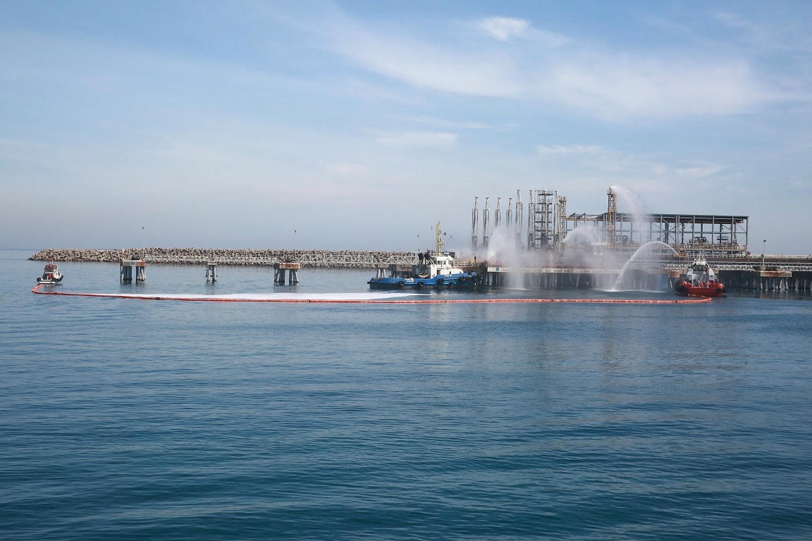 Diễn tập PCCC tại NMLD Dung Quất.