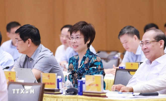 Các đại biểu tham dự Hội nghị thúc đẩy động lực tăng trưởng đầu tư công năm 2025. (Ảnh: Dương Giang/TTXVN) ttxvn-thu-tuong-chu-tri-hoi-nghi-thuc-day-dong-luc-tang-truong-dau-tu-cong-nam-2025-6.jpg