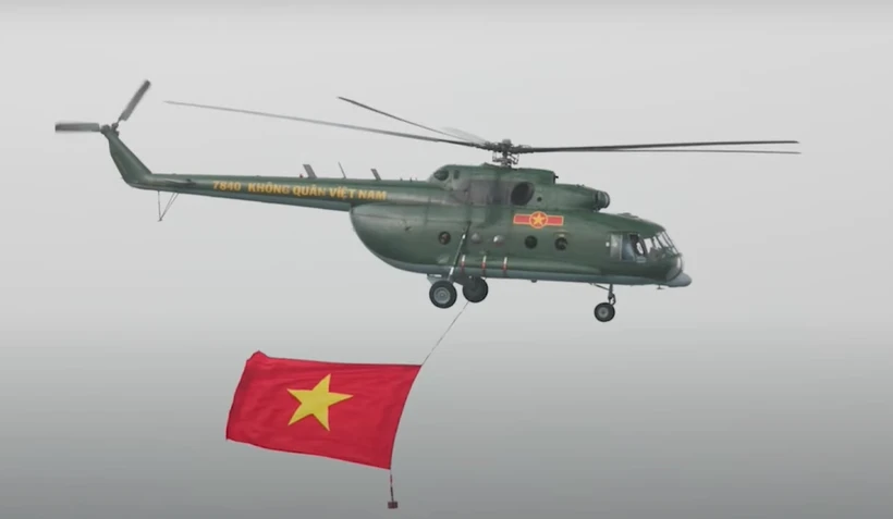 Các phi đội trực thăng cất cánh: Thành phố Hồ Chí Minh rực rỡ sao vàng