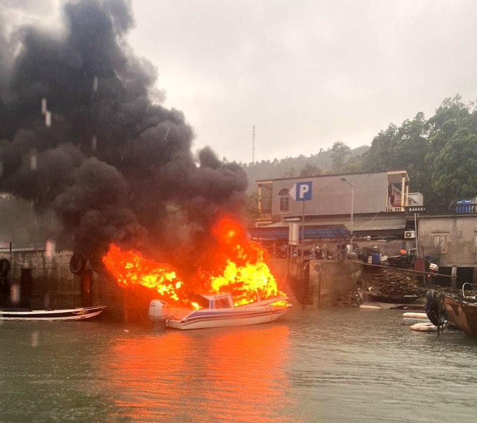 Hiện trường vụ cháy.