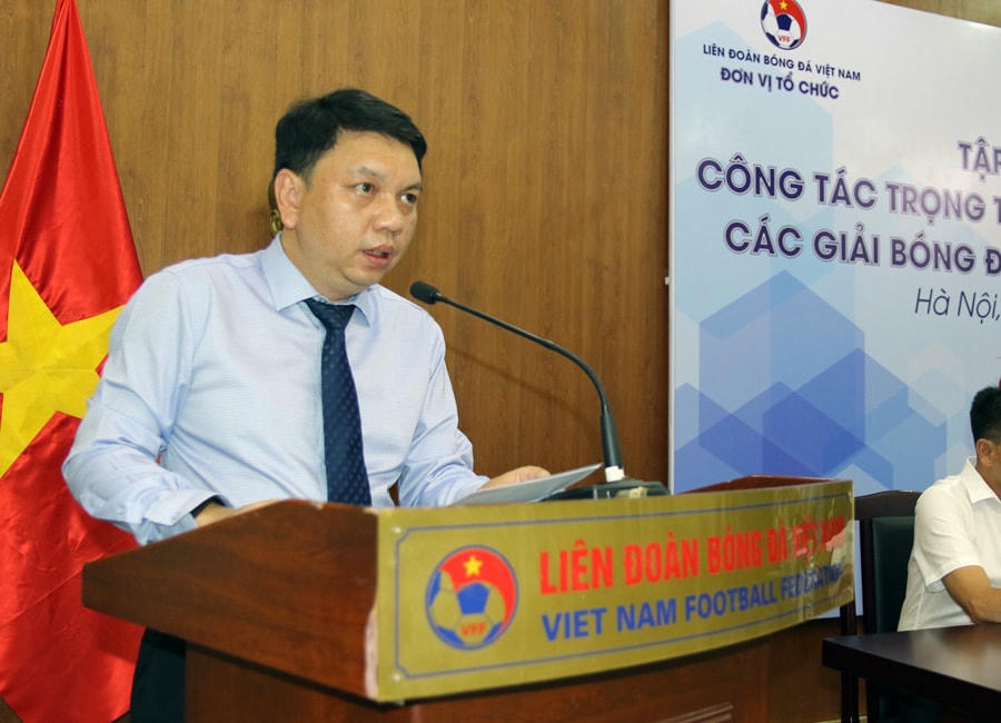 Ông Lê Hoài Anh – Tổng thư ký LĐBĐVN, Trưởng Ban tổ chức chương trình tập huấn.