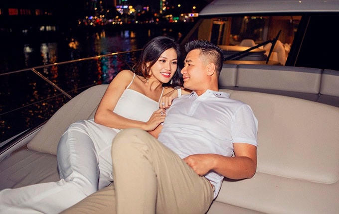 Oanh Yến và cuộc sống sung túc bên bạn trai đại gia.