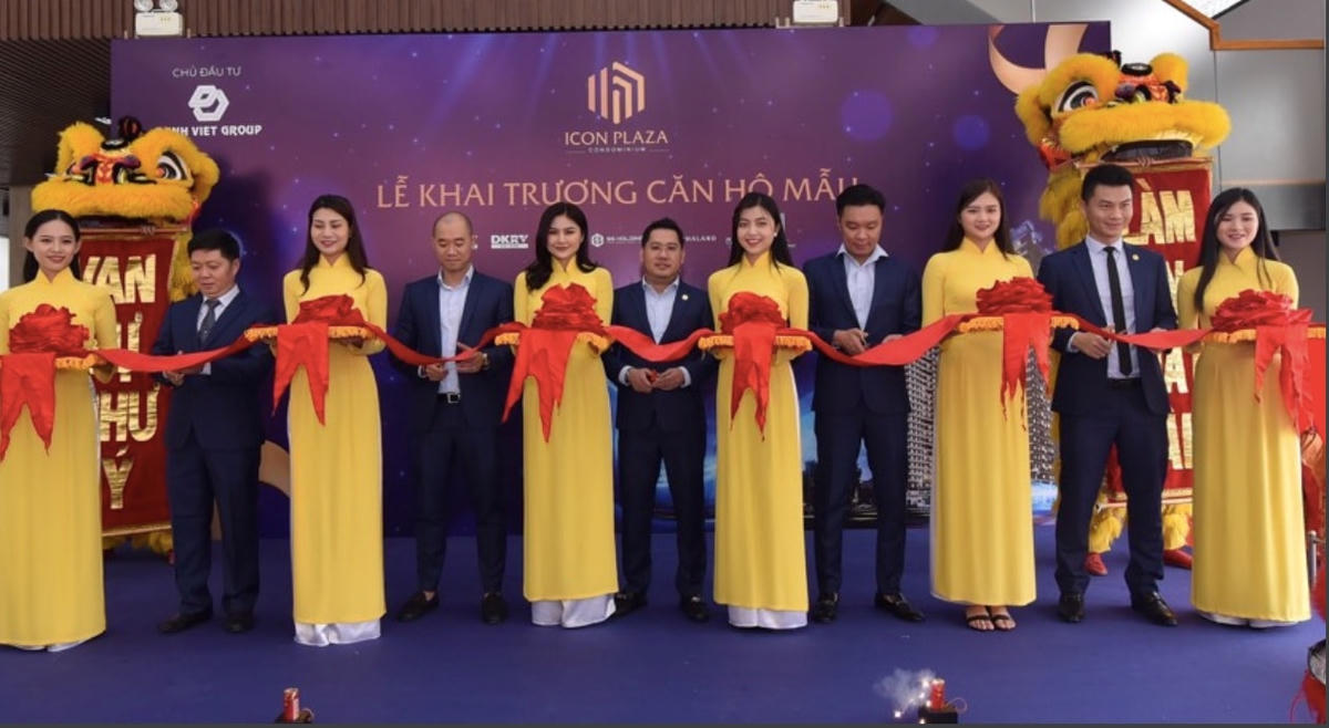 Lể khai trương căn hộ mẫu Icon Plaza
