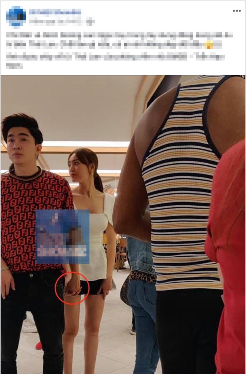 Hình ảnh cả hai nắm tay nhau đi mua sắm từng khiến mạng xã hội xôn xao.