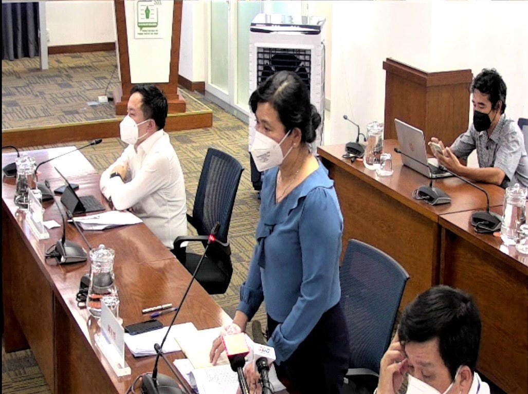 Bà Nguyễn Thị Huỳnh Mai, Chánh Văn phòng Sở Y tế TP HCM.