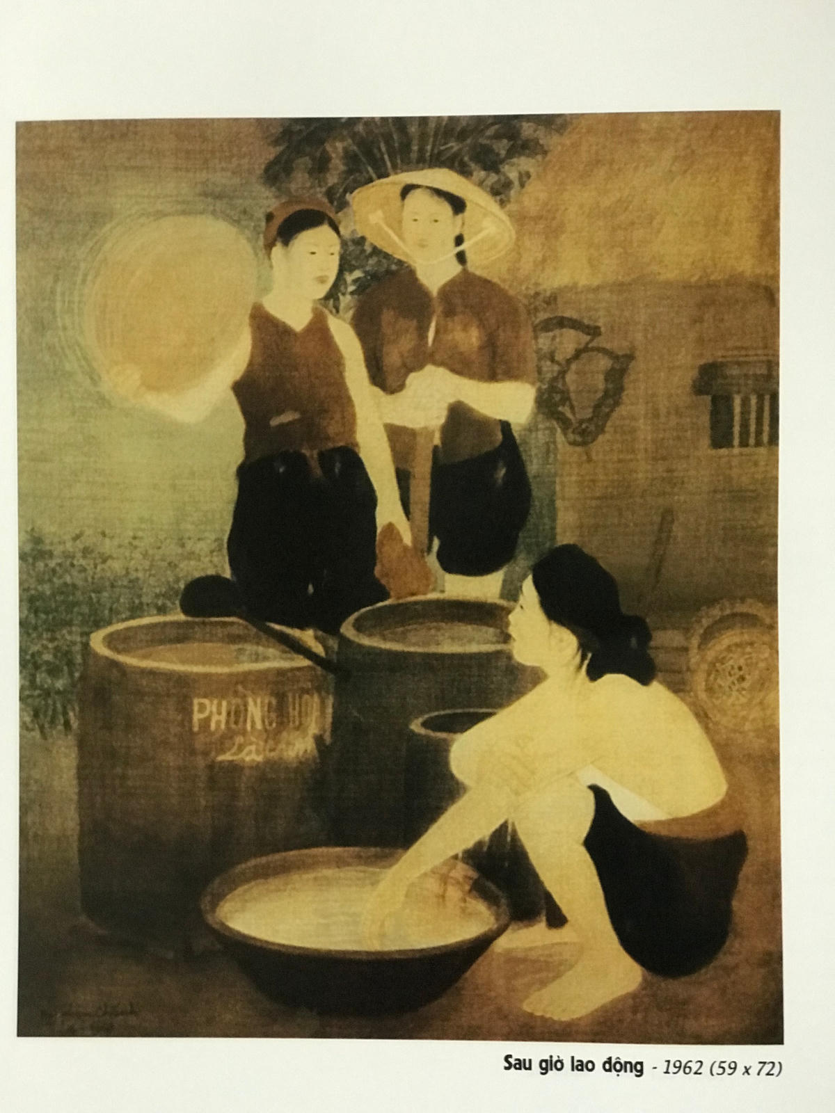 Tranh lụa của Nguyễn Phan Chánh.